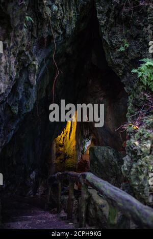 Grotta nella zona ricreativa della foresta nazionale di Kenting Foto Stock