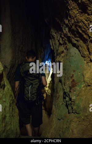 Grotta nella zona ricreativa della foresta nazionale di Kenting Foto Stock