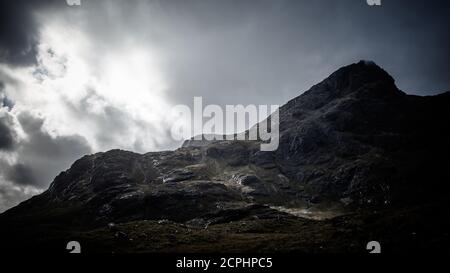 Sgurr nan Gillean Peak, Cuillin Ridge, Isola di Skye Foto Stock