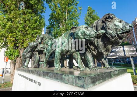 Wien / Vienna, Marc-Anton-Monumento nel 01. Città vecchia, Austria Foto Stock