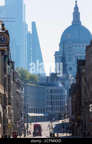 Inghilterra, Londra, City of London, Fleet Street, Ludgate Hill e St.Paul's Cathedral