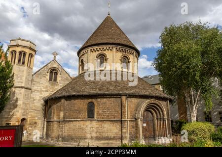 The Round Church Scriptorium a Cambridge, Cambridgeshire, Regno Unito. Foto Stock