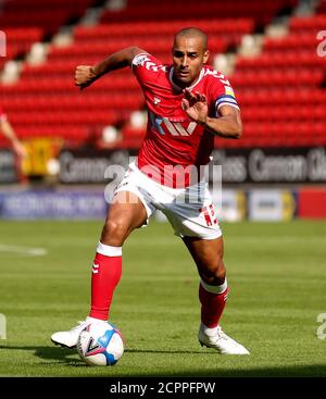 Darren Pratley di Charlton Athletic durante la partita Sky Bet League One alla Valley, Londra. Foto Stock