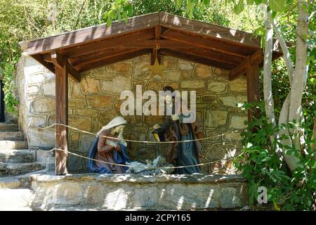 23 agosto 2020, Selcuk Izmir Turchia. Meryem ana vergine maria casa cappella in Efeso Foto Stock