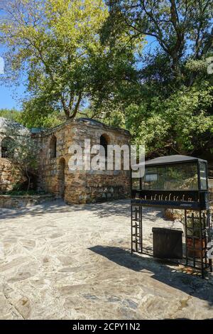 23 agosto 2020, Selcuk Izmir Turchia. Meryem ana vergine maria casa cappella in Efeso Foto Stock