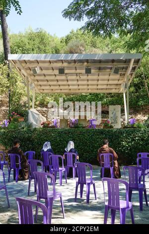 23 agosto 2020, Selcuk Izmir Turchia. Meryem ana vergine maria casa cappella in Efeso Foto Stock