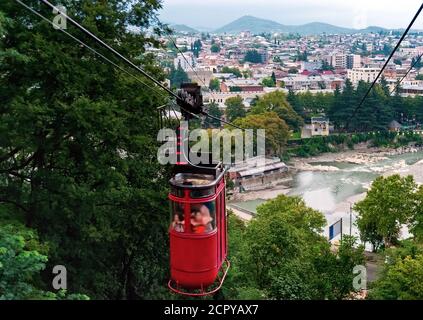 Funicolare a Kutaisi, Georgia Foto Stock