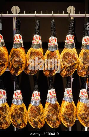 Serrano HAM, fiera alimentare ANUGA, Colonia, Nord Reno-Westfalia, Germania Foto Stock