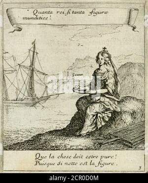 . Epies vne force tout extraordiniire, &dans ces Pampres vne vertu bien grande ; puifque cesliens attachent fi fortement lInuincible, domptentltout-tévillant, refleur de encapté, encapté de enfillent, refleur de refléventié de refentientié de refant Mettre en liberté,il seft ren-du captif; &: Dans le mefme temps quil a rompu noschaifnes ,il scft engagé dans les chaifnes des Efpecesdu pain & du Vin que fon amour luy prepaioit, pourlobliger de venir fur les Autquels e il Foto Stock