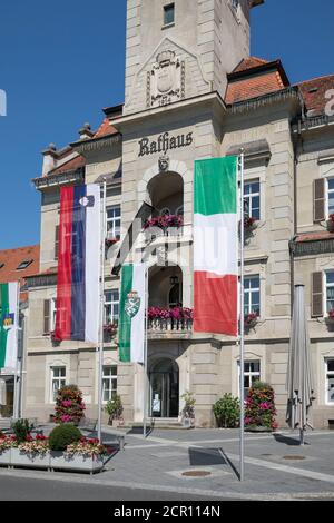 Municipio sulla piazza principale di Leibnitz, Stiria, Austria Foto Stock