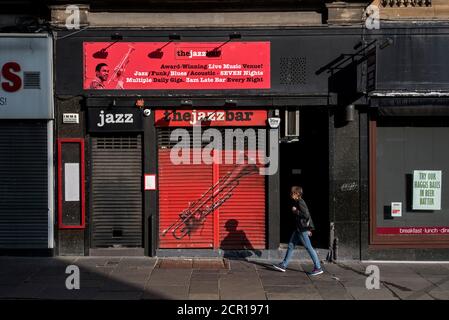 Il Jazz Bar su Chambers Street, Edimburgo, Scozia, Regno Unito. Foto Stock