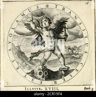 . Una collezione di emblemi, antichi e moderni : illustrazioni di metricall vvistose, sia morall che divine : e disposte in lotterie, che l'istruzione e il buon counsell possono essere ulteriormente favorite da una ricreazione onesta e piacevole . ^c2*nsare neercLet uthuthiyy andyfietare there.. ILLVSTR. XVIII Foto Stock