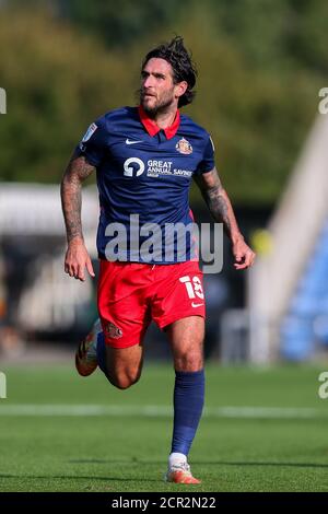 Oxford, Regno Unito. 19 Settembre 2020. Danny Graham of Sunderland durante la Sky Bet League 1, incontro a porte chiuse tra Oxford United e Sunderland al Kassam Stadium di Oxford, Inghilterra, il 19 settembre 2020. Foto di Nick Browning/prime Media Images. Credit: Prime Media Images/Alamy Live News Foto Stock