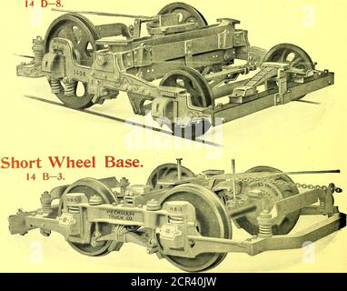 . Il giornale ferroviario di strada . Trazione riassima extra forte. I dumper a trazione massima e a passo corto più robusti, facili da guidare e più economici in uso. Listini prezzi, stampe blu, ecc., forniti su richiesta STREET RAILWAY JOURNAL anno o progresso Foto Stock