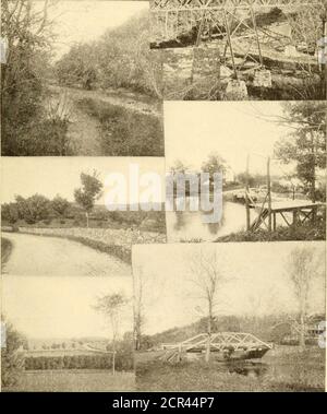 . Itinerari e tariffe delle escursioni estive .. . «ii^^:*. Fotografato da li. r. l•^ i, . N. V, IN E CIRCA BERNARUSVILI-R. E SO.MERSKT INN, SU PASSAIC A; FILIALE DELAWARE Foto Stock