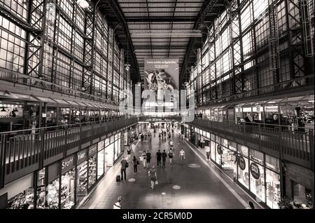 Amburgo, Hauptbahnhof Foto Stock