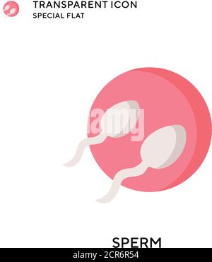 Icona vettore spermatozoi. Illustrazione piatta. Vettore EPS 10. Illustrazione Vettoriale