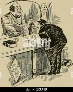 . La strada ferrovia revisione. Ackfrom prima del suo edificio. All'inizio, un sosteneva una controversia con l'ingegnere appaltatore, e il teformer è ancora in contenzioso. Il fortunato offerente per il col-tract inviato in Germania per il materiale, e l'enragedAtlantic prontamente protetto le industrie domestiche da SINkingship e carico. O, meglio detto, la macchina non è andato. Il contraente ha proceduto a fallire per dollari così, ooo, lasciingla linea non completata. I proprietari hanno finito il attrezzamento, messo in elettricità, e ha trasportato la gente libera fino a che theoverworked spese sbarcato il rocd con lo sheriff.Romance ancora att Foto Stock