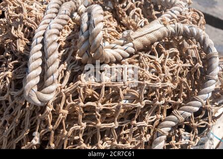 Rete da pesca, close-up Foto Stock