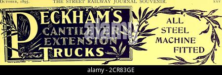 . Il giornale ferroviario di strada . FINO A QUANDO ABBIAMO PRATICAMENTE APPLICATO L'ELETTRICITÀ AL FUNZIONAMENTO DELLA STEMTV^ ROMDIN LA ]IA£ESTERN HE7VYISPHERE. LA PRIMA APPLICAZIONE PRATICA DEL SISTEMA ALTERNATO TRIFASE AL SERVIZIO INTERURBANO A LUNGA DISTANZA È STATA REALIZZATA CON SUCCESSO DA NOI TRA XJO^«7R:E53LIIJ -A.3XRI&GT; KR-A.SS.A.TJI:(JVTASS.),A QUINDICI MIGLIA DI DISTANZA. E a 1*0FTTLA.IVL>, (ORE) GUARDA LA NOSTRA MOSTRA ALLA CONVENTION DI MONTREAL. General Electric Co. PER GLI UFFICI VENDITA, VEDERE pace XXIII. SOUVENIR DELLA STREET RAILWAY JOURNAL XXV. HA RICEVUTO LA MEDAGLIA PIÙ ALTA AL MONDO FAIFROR SUPE Foto Stock