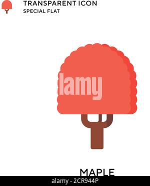 Icona vettore acero. Illustrazione piatta. Vettore EPS 10. Illustrazione Vettoriale