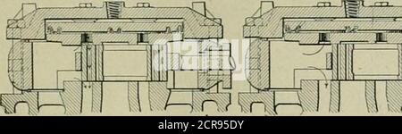 . Ingegnere americano e giornale ferroviario . -■- /i D o u o piano di copertura del torace a vapore (faccia uuuj con piastra ConePlate e piastra di bilanciamento in posizione. Schema della valvola sulla sede della valvola eFlan di half del Tlate di Balncc. I mMO1 VNR i il ill fin?li.nr III HI Mn7 Foto Stock