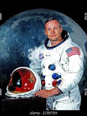 Astronauta Neil Armstrong A. Foto Stock
