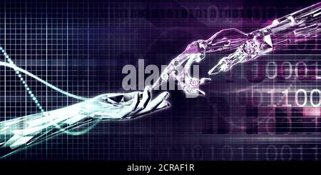 Comunicazione di marketing integrata come concetto di settore aziendale Foto Stock