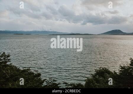 Paesaggi di Ushuaia dintorni Foto Stock