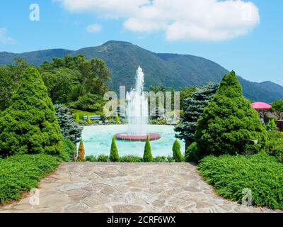 Parco di Hakone Gora in stile occidentale in Giappone. Foto Stock