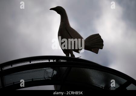 Il cockerel in cima al nuovo Tottenham Hotspur Stadium. PHOTO CREDIT : © MARK PAIN / ALAMY STOCK PHOTO Foto Stock