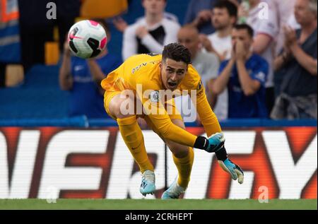 Chelsea's Kepa Arrizabalaga Aston Villa v Chelsea PHOTO CREDIT : © MARK PAIN / ALAMY STOCK PHOTO Foto Stock