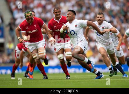 Mani Tuilagi. INGHILTERRA V GALLES. TWICKENHAM STADIUM PHOTO CREDIT : © MARK PAIN / ALAMY STOCK PHOTO Foto Stock