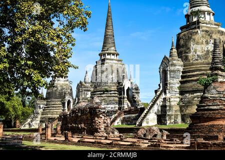 Ayutthaya, antica città della Thailandia Foto Stock