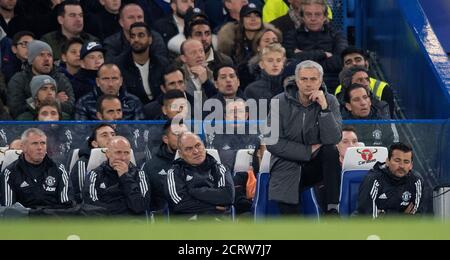 Manchester, Direttore Unito Jose Mourinho. Chelsea / Manchester United. Premier League. 5/11/2017 PHOTO CREDIT : © MARK PAIN / ALAMY STOCK PHOTO Foto Stock