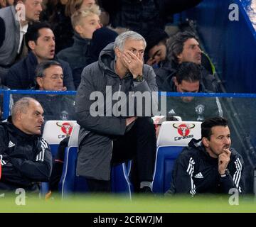 Manchester, Direttore Unito Jose Mourinho. Chelsea / Manchester United. Premier League. 5/11/2017 PHOTO CREDIT : © MARK PAIN / ALAMY STOCK PHOTO Foto Stock