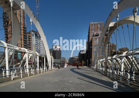 White Horse Bridge, Wembley Park Foto Stock