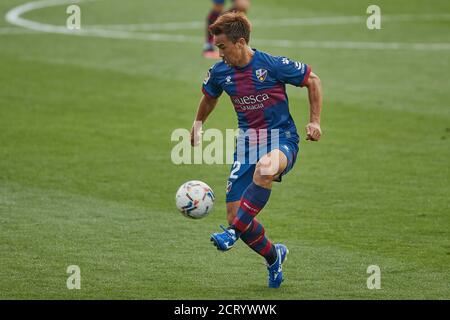 HUESCA, 20-09-2020. LaLiga Santander 2020/2021, data 2. Huesca - Cadice. Shinji Okazaki di SD Huesca Credit: Pro Shots/Alamy Live News Foto Stock