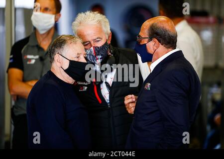 TODT Jean (fra), presidente della FIA, MILLE Richard (fra), Pr.sident ot la Commissione Endurance della FIA, DE CHAUNAC Hugues (fra), presidente di Oreca, portra Foto Stock