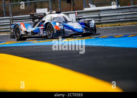 36 Laurent Thomas (fra), Negrao Andr. (bra), Ragues Pierre (fra), Signatech Alpine Elf, Total, Alpine A470-Gibson, azione durante le 2020 24 ore di Foto Stock