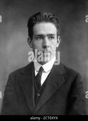 Niels Bohr. Ritratto del fisico teorico danese, Niels Henrik David Bohr (1885-1962) come giovane Foto Stock