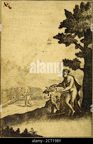 . Emblemi dell'amore, in quattro lingue. Dedicato ai lady da pH. Ayres, esq. Emblemi di Lcrpc-EMS. j&.. Foto Stock