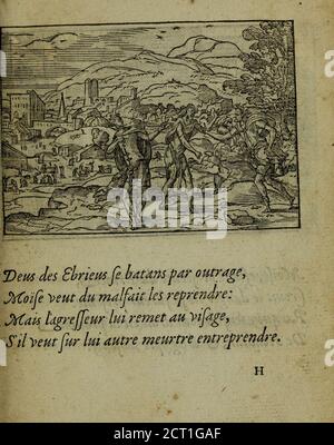 . Qvadrins historiqves de la Bibbia . ESCLUDI II. Foto Stock