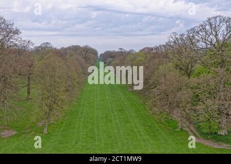 Ashdown House Gardens (conosciuto anche come Ashdown Park) - Casa di campagna del XVII secolo nella parrocchia civile di Ashbury Nella contea inglese dell'Oxfordshire - Foto Stock