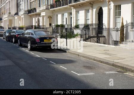 Eaton Place, Belgravia, Londra. Foto Stock