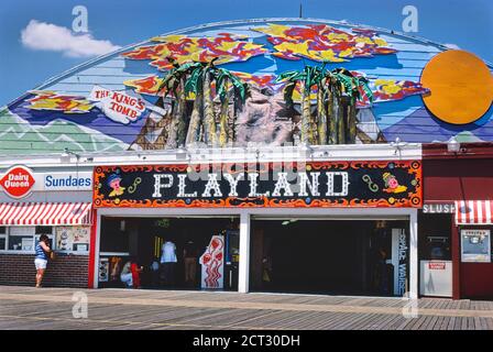 Playland, Ocean City, New Jersey, USA, John Margolies Roadside America Fotografia Archivio, 1978 Foto Stock