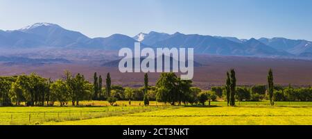 Paesaggio vicino a San Juan, nella provincia di San Juan in Argentina, Sud America Foto Stock