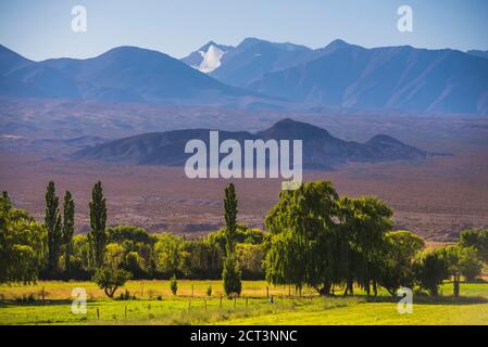 Paesaggio vicino a San Juan, nella provincia di San Juan in Argentina, Sud America Foto Stock