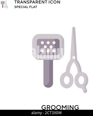 Icona del vettore di grooming. Illustrazione piatta. Vettore EPS 10. Illustrazione Vettoriale