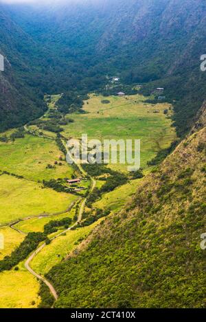 Hacienda Zuleta Condor Sanctuary Valley, Imbabura, Ecuador, Sud America Foto Stock